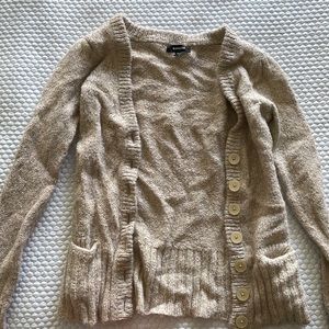 Express Tan/Beige Cardigan